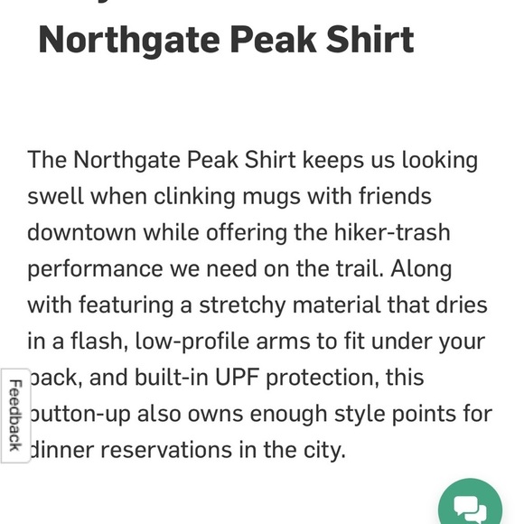 2 marmot  Men's Blue/Rust Northgate Peak UPF Protection Shirt Sz XL - Picture 11 of 16